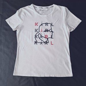 Karl Lagerfeld White T-Shirt